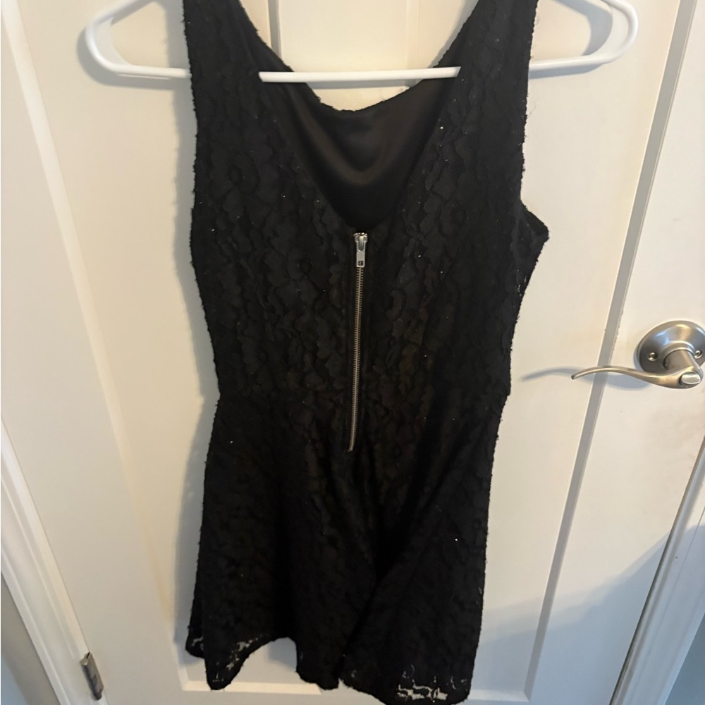 Speechless Black Asymmetrical Dress